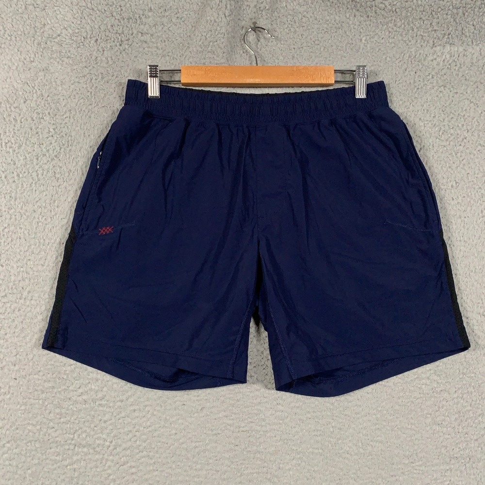 Rhone Versatility Shorts Mens Medium Navy Blue Athletic Gym Training Performance
